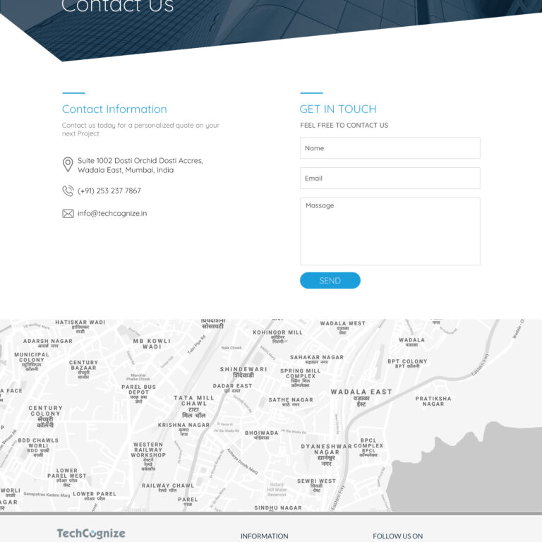 TECHNCOGNIZI - Contact us